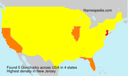 Surname Goncharko in USA Surname Goncharko in USA