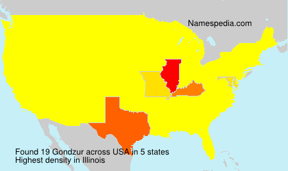 Surname Gondzur in USA Surname Gondzur in USA
