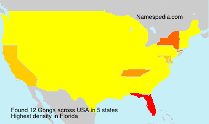 Surname Gonga in USA Surname Gonga in USA