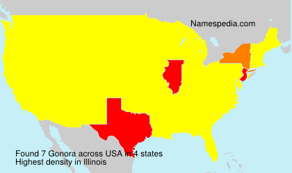 Surname Gonora in USA Surname Gonora in USA