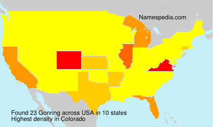 Surname Gonring in USA Surname Gonring in USA