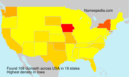 Surname Gonseth in USA Surname Gonseth in USA