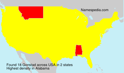 Surname Gonstad in USA Surname Gonstad in USA