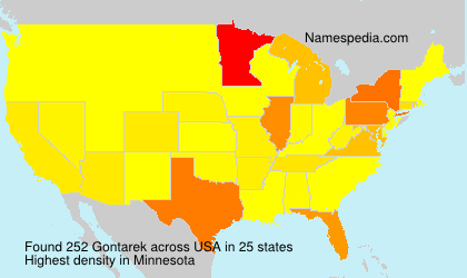 Surname Gontarek in USA Surname Gontarek in USA
