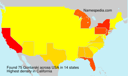 Surname Gontarski in USA Surname Gontarski in USA