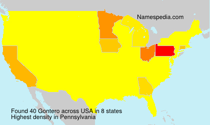 Surname Gontero in USA Surname Gontero in USA