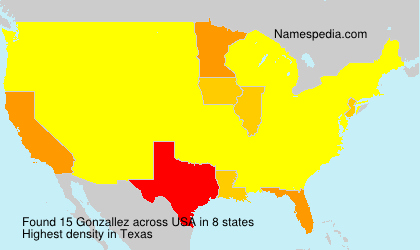 Surname Gonzallez in USA Surname Gonzallez in USA