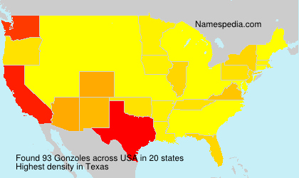 Surname Gonzoles in USA Surname Gonzoles in USA