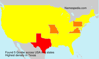Surname Goobe in USA Surname Goobe in USA