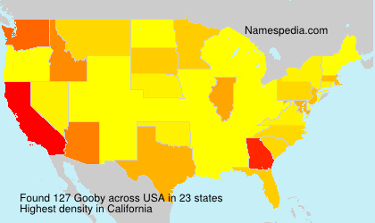 Surname Gooby in USA Surname Gooby in USA