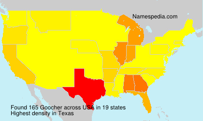 Surname Goocher in USA Surname Goocher in USA