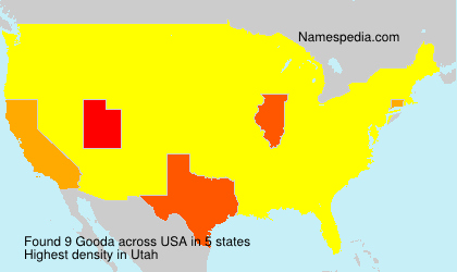 Surname Gooda in USA Surname Gooda in USA