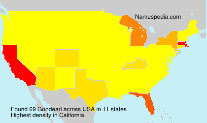 Surname Goodearl in USA Surname Goodearl in USA
