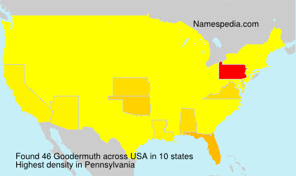Surname Goodermuth in USA Surname Goodermuth in USA