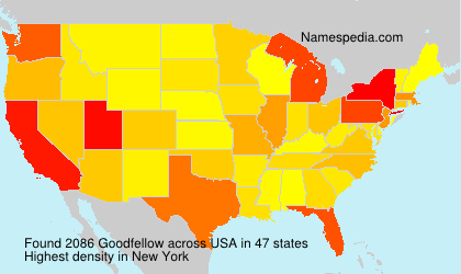 Surname Goodfellow in USA Surname Goodfellow in USA