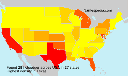 Surname Goodger in USA Surname Goodger in USA