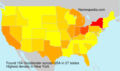Surname Goodlander in USA Surname Goodlander in USA