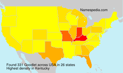Surname Goodlet in USA Surname Goodlet in USA