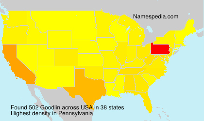 Surname Goodlin in USA Surname Goodlin in USA