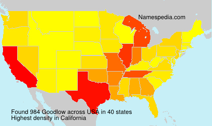 Surname Goodlow in USA Surname Goodlow in USA