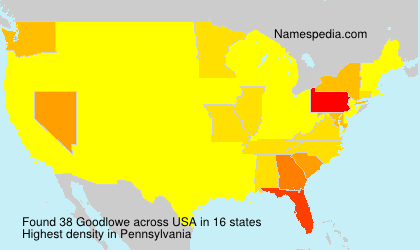 Surname Goodlowe in USA Surname Goodlowe in USA