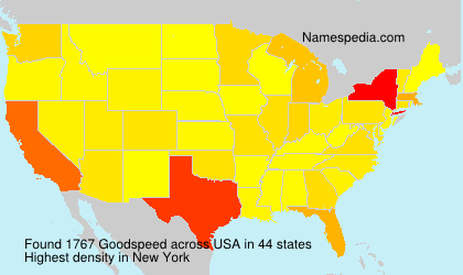 Surname Goodspeed in USA Surname Goodspeed in USA