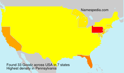 Surname Goodz in USA Surname Goodz in USA