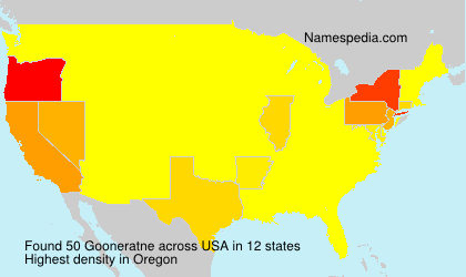 Surname Gooneratne in USA Surname Gooneratne in USA