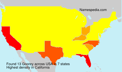 Surname Goorey in USA Surname Goorey in USA