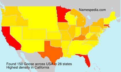 Surname Goose in USA Surname Goose in USA