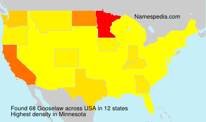 Surname Gooselaw in USA Surname Gooselaw in USA