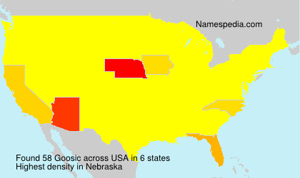 Surname Goosic in USA Surname Goosic in USA