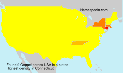 Surname Goppel in USA Surname Goppel in USA