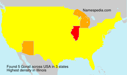 Surname Gorail in USA Surname Gorail in USA