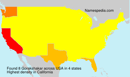 Surname Gorakshakar in USA Surname Gorakshakar in USA