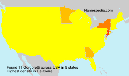 Surname Gorgoretti in USA Surname Gorgoretti in USA