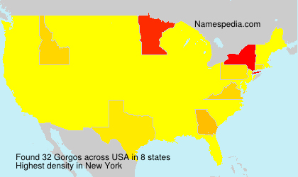 Surname Gorgos in USA Surname Gorgos in USA