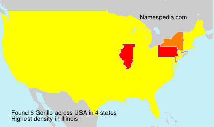 Surname Gorillo in USA Surname Gorillo in USA