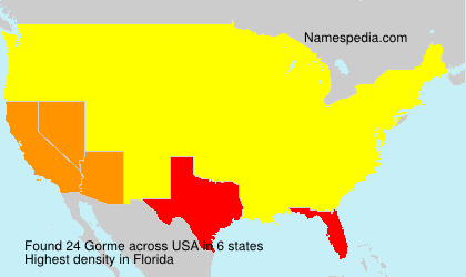 Surname Gorme in USA Surname Gorme in USA