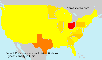 Surname Gornek in USA Surname Gornek in USA
