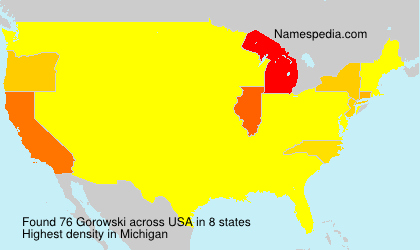 Surname Gorowski in USA Surname Gorowski in USA