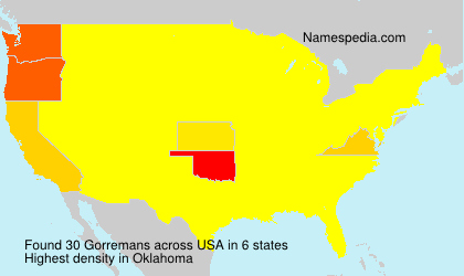 Surname Gorremans in USA Surname Gorremans in USA