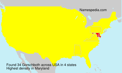 Surname Gorschboth in USA Surname Gorschboth in USA