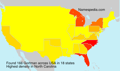 Surname Gortman in USA Surname Gortman in USA
