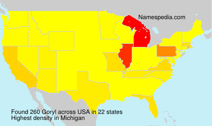 Surname Goryl in USA