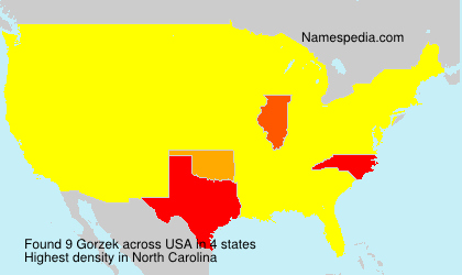 Surname Gorzek in USA Surname Gorzek in USA