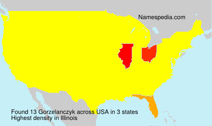 Surname Gorzelanczyk in USA Surname Gorzelanczyk in USA