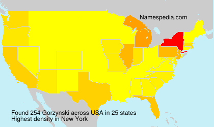 Surname Gorzynski in USA Surname Gorzynski in USA