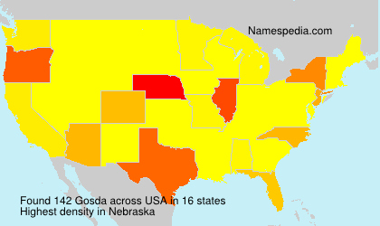 Surname Gosda in USA Surname Gosda in USA
