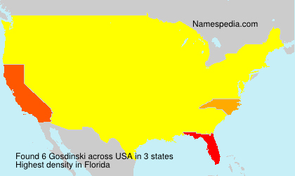 Surname Gosdinski in USA Surname Gosdinski in USA